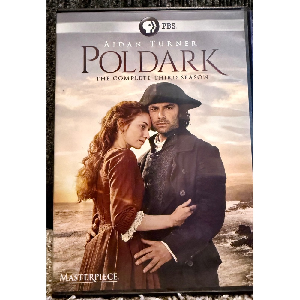 PBS Poldark The Complete Third Season DVD Excellent 3-Disc Set